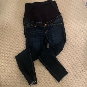 HM dark wash Skinny Maternity jeans - Size 8